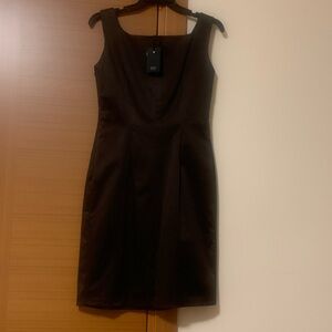 Brown Sleeveless dress